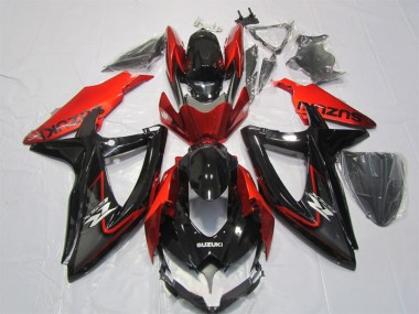 Nero Rosso ABS Kit Carenatura Suzuki GSXR 1000 K7 07-08
