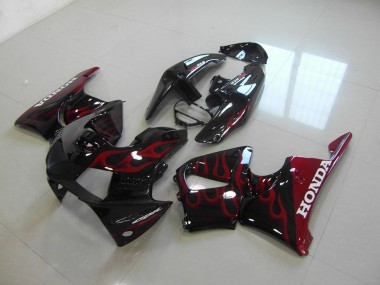 Nero Rosso ABS Plastica & Carenatura Honda CBR 900 RR 919 98-99
