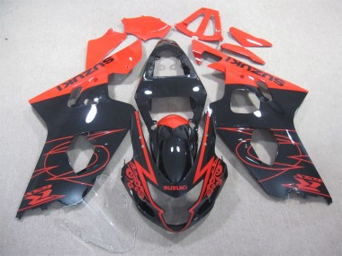 Nero Rosso Carene Suzuki GSXR 600 K4 04-05