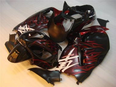 Nero Rosso Fiamma Carene Suzuki GSXR 1300 Hayabusa 96-07