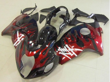 Nero Rosso Fiamma Kits Carene Suzuki GSXR 1300 Hayabusa 96-07