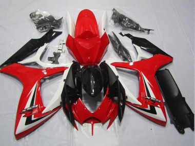 Nero Rosso Kit Carenatura Completa Suzuki GSXR 600 K6 06-07