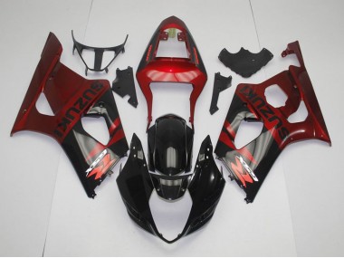 Nero Rosso Kits Carene Completa Suzuki GSXR 1000 K3 03-04