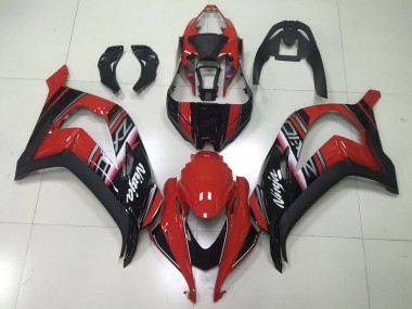 Nero Rosso Ninja Carene Kawasaki ZX10R 16-19