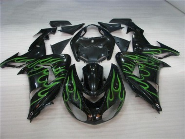 Nero Verde Fiamma Carene Kawasaki ZX10R 06-07