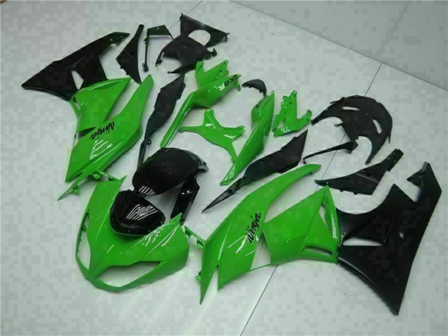 Nero Verde Kit Carenatura Iniezione Kawasaki ZX6R 09-12