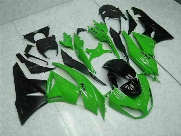 Nero Verde Kit Carenatura Iniezione Kawasaki ZX6R 09-12