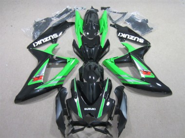 Nero Verde Kits Carenatura Completo ABS Suzuki GSXR 600 K6 06-07