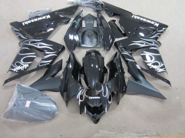 Nero con Bianco Fiamma Carene Kawasaki ZX10R 03-05