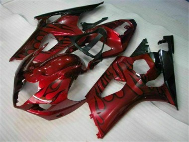 Rosso ABS Kits Carena Suzuki GSXR 1000 K3 03-04