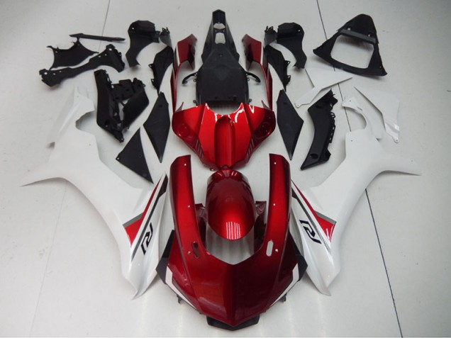 Rosso Bianco ABS Kits Carena Yamaha R1 15-19