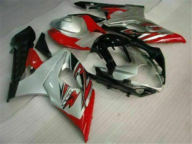 Rosso Bianco Kit Carene Suzuki GSXR 1000 K5 05-06