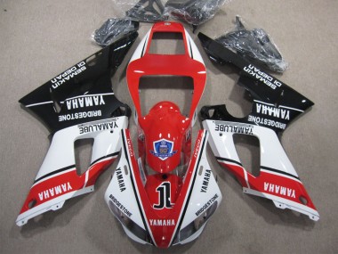 Rosso Bianco Nero 50 Carene Yamaha R1 98-99