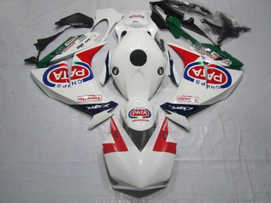 Rosso Bianco PATA Carene & Plastica Honda CBR 1000 RR 12-16