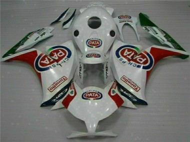 Rosso Bianco PATA Kit Carenatura Iniezione Honda CBR 1000 RR 12-16
