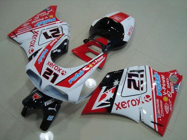 Rosso Bianco Xerox 21 ABS Kit Carenatura Ducati 748 916 996 996S 93-05