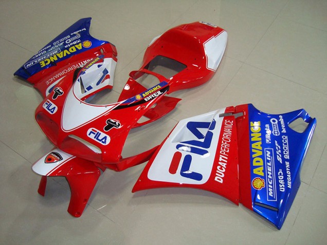 Rosso Blu Fila Carene Ducati 748 93-05