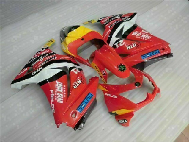 Rosso Giallo Carene Kawasaki EX250 08-12