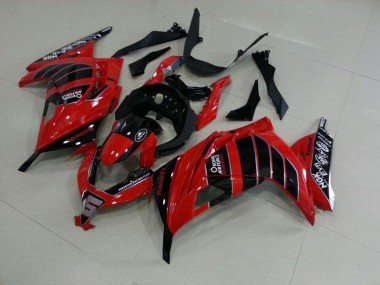 Rosso Nero Airforce Carene Kawasaki ZX 300R 13-16