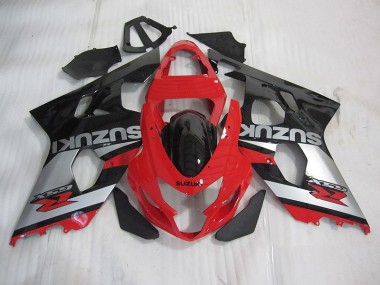 Rosso Nero Argento Carene Suzuki GSXR 600 K4 04-05