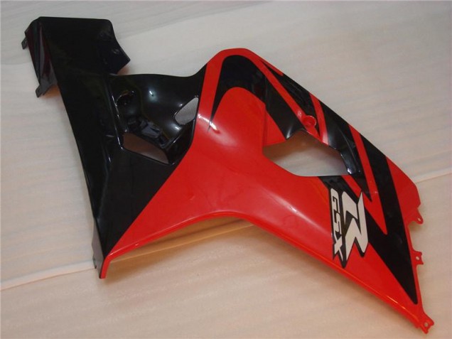 Rosso Nero Kit Carenatura Iniezione Suzuki GSXR 600 / 750 K4 04-05