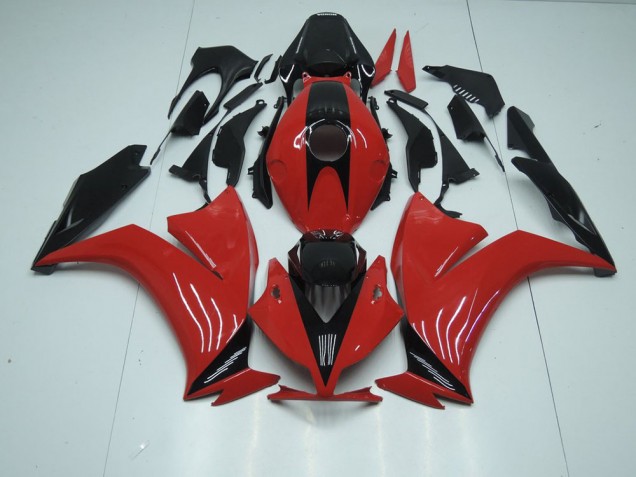 Rosso Nero con Nessuna Decalcomania Carene Honda CBR 1000 RR 12-16