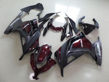 Scuro Rosso & Grigio Carene Kawasaki ZX 300R 13-16