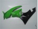 Verde Nero Kit Carenatura Completo ABS Kawasaki ZX6R 09-12