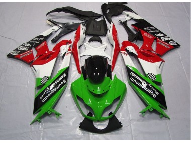 Verde Rosso Carene Kawasaki ZX6R 09-12